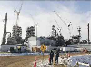  ?? IAN KUCERAK/FILES ?? The Sturgeon refinery will be the first to be built in Canada in three decades, meaning there are few comparison­s to evaluate costs.