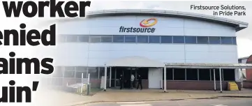  ??  ?? Firstsourc­e Solutions, in Pride Park