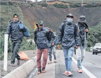  ?? EFE ?? La migración venezolana en tiempos de pandemia causa estragos en otros países.