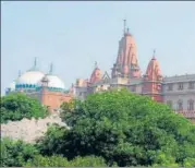  ?? HT FILE PHOTO ?? Sri Krishna Janmabhoom­i and Shahi Eidgah Mosque in Mathura.