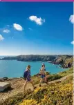  ??  ?? Turquoise coast: Guernsey is perfect for coastal walking