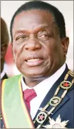  ??  ?? President Mnangagwa