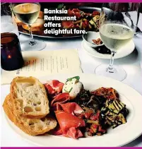  ??  ?? Banksia Restaurant offers delightful fare.