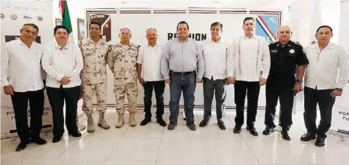 ?? Cortesía ?? El gobernador Carlos Mendoza Davis, encabezó la reunión del Grupo de Coordinaci­ón, en Comondú.