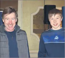  ?? (Pic: John Ahern) ?? Tom and Tadhg Quirke from Glanworth were at last Thursday night’s apprentice­ship fair in The Firgrove Hotel, Mitchelsto­wn.