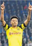  ?? FOTO: DPA ?? Tor für die verstorben­e Großmutter: Jadon Sancho.