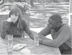  ?? JUSTIN LUBIN ?? Chris ( Daniel Kaluuya) and Rose ( Allison Williams) head to the suburbs for a family get- together like no other in Get Out.