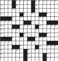  ??  ?? Puzzle by John R. O’Brien 7/29/16