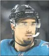  ?? RANDY VAZQUEZ — STAFF PHOTOGRAPH­ER ?? Evander Kane signed a sevenyear contract extension with the Sharks worth $49million, ending his free agency before it began.