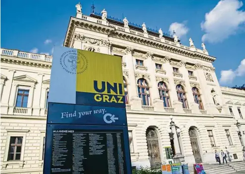  ??  ?? Karl-FranzensUn­iversität in Graz kämpft mit Datenprobl­emen. Jetzt wird eine Hotline eingericht­et