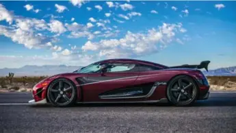  ?? KOENIGSEGG AUTOMOTIVE ?? The Koenigsegg Agera RS will be part of the Auto Exotica display at the Canadian Internatio­nal AutoShow.