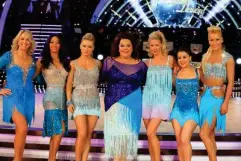  ?? (Shuttersto­ck) ?? Harmer pictured alongside fellow celebritie­s for the ‘Strictly Come Dancing’ live tour in Birmingham, 2013