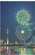  ?? RP-FOTO: BAUER ?? So schön soll das Kirmes-Feuerwerk heute Abend leuchten.