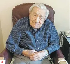  ?? PHOTOS COURTOISIE ?? 2. L’homme de 98 ans avait récemment vaincu la COVID-19.