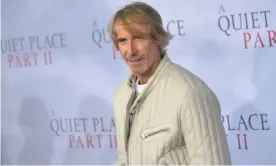  ??  ?? Michael Bay, whose pandemic-themed film Songbird is edging toward production. Photograph: Erik Pendzich/REX/Shuttersto­ck