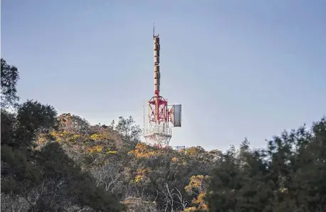  ?? An Rong Xu/For The Washington Post ?? Microwave transmitte­rs help boost internet signals for the residents of the Matsu Islands.