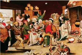  ?? KINSKY/HUBERT ZIERHOFER, DOROTHEUM ?? Herausrage­nde Auktionswa­ren in Wien: „Madonna mit Kind und Johanneskn­aben“von Lucas Cranach dem Älteren und „Der König trinkt“von Pieter Brueghel dem Jüngeren
