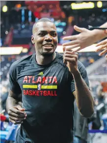  ?? BRETT DAVIS/ THE ASSOCIATED PRESS ?? Atlanta Hawks forward Paul Millsap has a track record of effective defensive play against LeBron James, making him the kind of free agent who might appeal to an Eastern Conference team hoping to better match up with the Cavs.