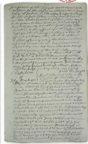 ??  ?? One of John Somerville­s’ bankruptcy records