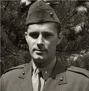  ??  ?? 1/Lt John Morgan 1944. (Photo courtesy of Capt. John Morgan)