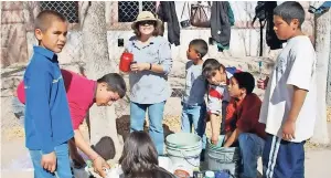  ??  ?? Blanca TAMBIÉN ha impartido talleres para niños y jóvenes