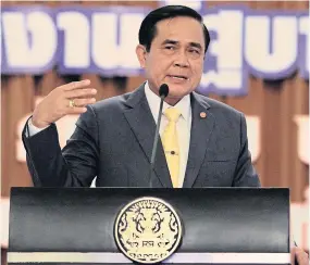  ??  ?? Prime Minister Prayut Chan-o-cha is being urged not to listen too much to bureaucrat­s, some of whom are stuck in a feudal way of thinking.