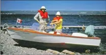  ?? GARRY SOWERBY/ SPECIAL TO THE SUN ?? Garry Sowerby ( left) and Ken Langley enjoy Cape Breton in 1978.