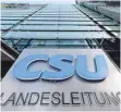  ?? FOTO: DPA ?? Die CSU steckt im Wahlkampf – die Umfragewer­te sind mau.