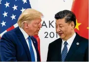  ?? THE NEW YORK TIMES ?? President Donald Trump says the U.S. will impose a 10% tariff on an additional $300 billion worth of Chinese imports next month.