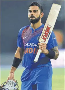  ?? PTI ?? Virat Kohli underwent a physical transforma­tion in 2012 that sparked a phenomenal rise of fitness standard within the team.