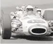  ?? BOB D'OLIVO/INTERLINK MEDIA ?? Mario Andretti of Nazareth set an Indianapol­is 500 qualifying mark of 165.899 mph to clinch the pole for the 1966 race.