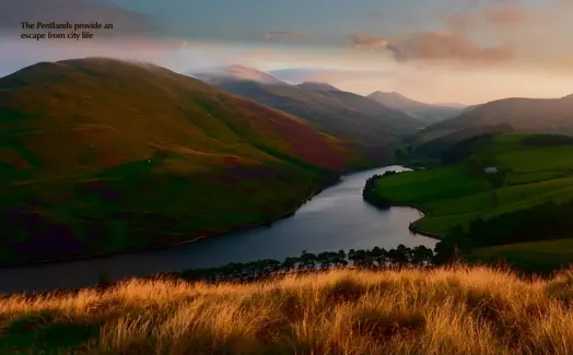  ??  ?? The Pentlands provide an escape from city life