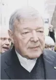  ??  ?? Cardinal George Pell testified via a video link