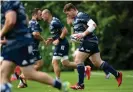  ?? Photograph: Ramsey Cardy/Sportsfile/Getty Images ?? The Leinster squad training in Dublin earlier this week.