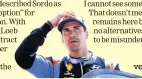  ??  ?? Sordo on the verge of a deal