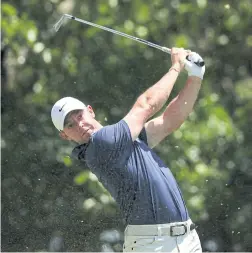  ?? REUTERS ?? Rory McIlroy at the Masters tournament on Sunday.