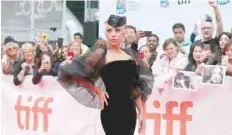  ?? — Reuters ?? Actor Lady Gaga arrives for the world premiere of ‘A Star is Born’ at the Toronto Internatio­nal Film Festival in Toronto, Canada, on Sunday.