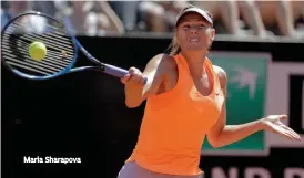  ??  ?? Maria Sharapova