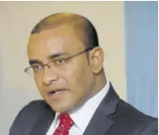  ??  ?? JAGDEO... said the no-confidence vote was unpreceden­ted and suggested that both sides display maturity in addressing it