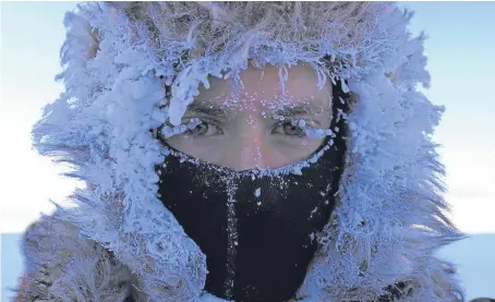  ??  ?? Weatherman Matt Hay is ready to embrace the chilling wilds of Greenland.