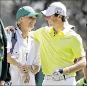  ?? AP FILE ?? Rory McIlroy and CarolineWo­zniacki (shown at the 2013 Masters inAugusta, Ga.) have ended their engagement only days after sending outwedding invitation­s.