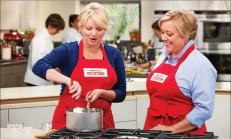  ?? SUBMITTED PHOTOS ?? “America’s Test Kitchen”’s Julia Collin Davison and Bridget Lancaster.