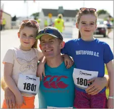  ??  ?? Aoife, Paul and Roisin Cleary.