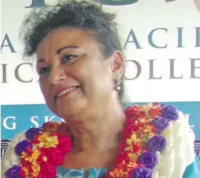  ?? Photo: Charles Chambers ?? Fiji Hotel and Tourism Associatio­n chief executive officer Fantasha Lockington.