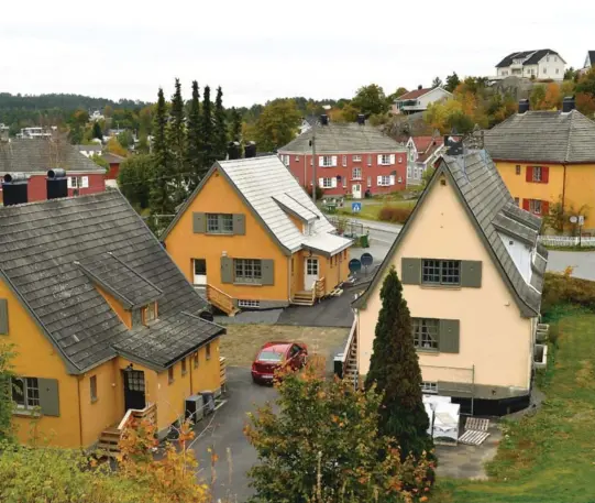  ??  ?? EYDEHAVN: De gamle arbeiderbo­ligene på Eydehavn.