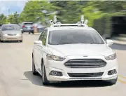  ??  ?? Ford is testing autonomous vehicles but is behind European rivals.