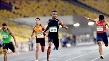 ??  ?? Vinod Suranjaya de Silva has been one of the greatest findings in athletics