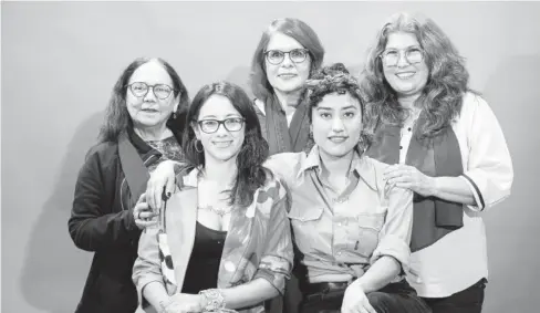  ?? FOTO: ARTURO FÉLIX ?? Martha Romero, Dina Grijalva, Dalia Carrasco, Alina Zapata y Judith Cárdenas.