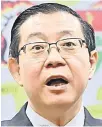  ??  ?? Lim Guan Eng