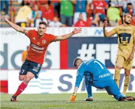  ??  ?? Pumas poco pudo hacer ante el líder del Apertura 2016